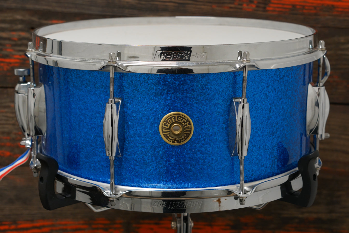 Gretsch 6.5x14" Broadkaster Snare Drum - Blue Sparkle