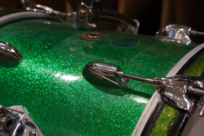 Gretsch 12/14/18/4x14" Round Badge Drum Set - 1950s Green Sparkle