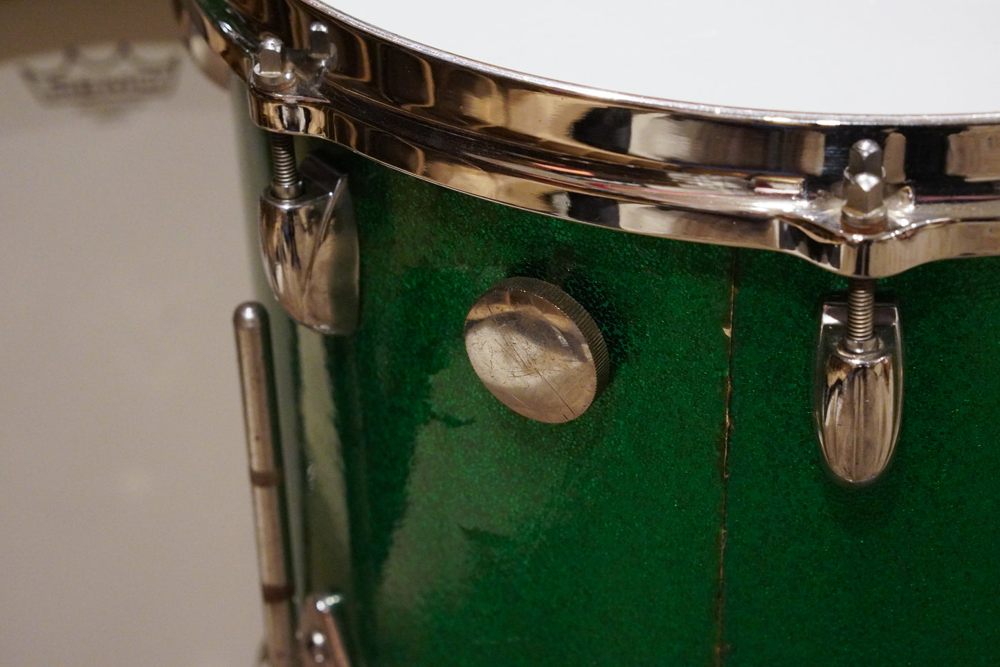 Gretsch 12/14/18/4x14" Round Badge Drum Set - 1950s Green Sparkle