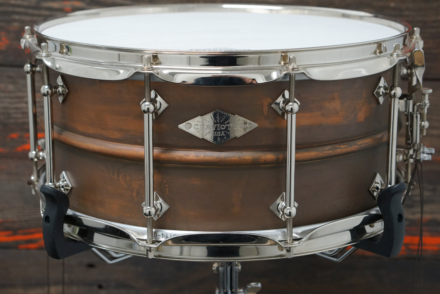 Craviotto 6.5x14" AK Masters Metal Copper Snare Drum - #20/50