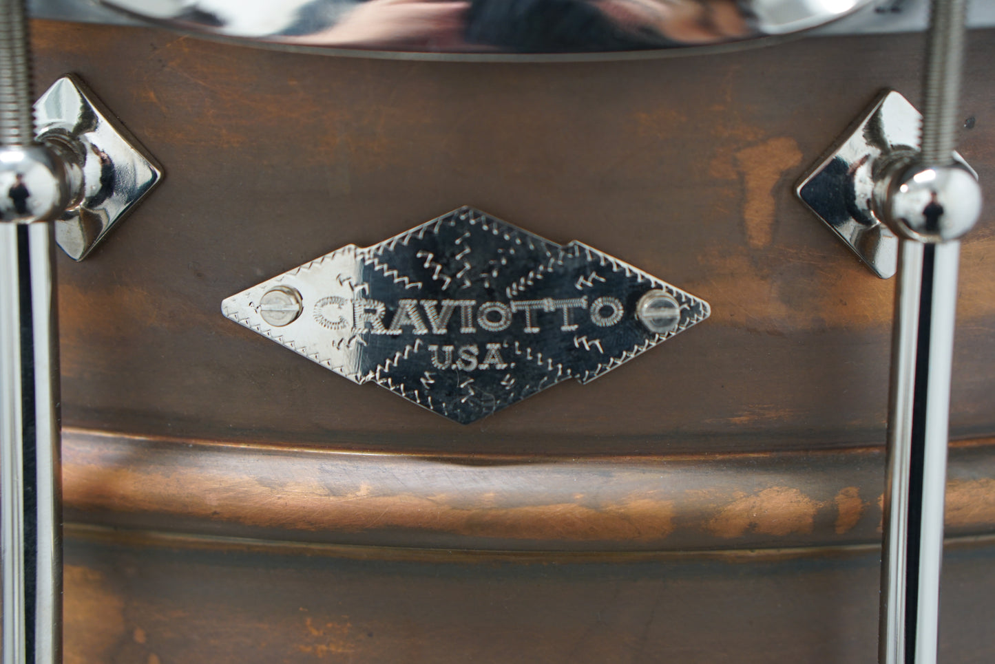 Craviotto 6.5x14" AK Masters Metal Copper Snare Drum - #20/50