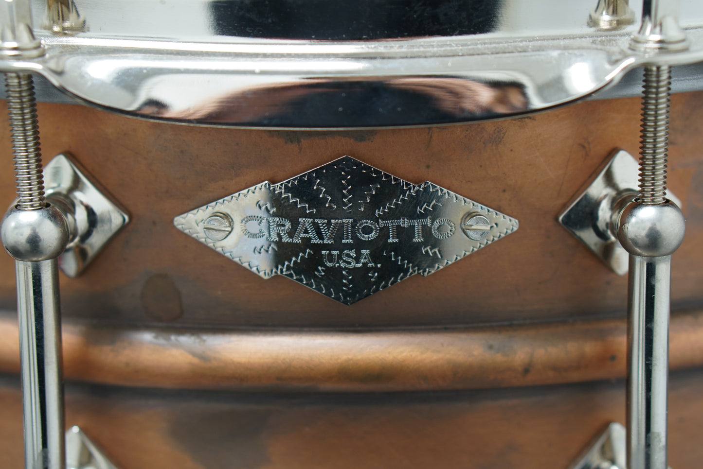 Craviotto 5.5x14" AK Masters Metal Copper Snare Drum - #8/50