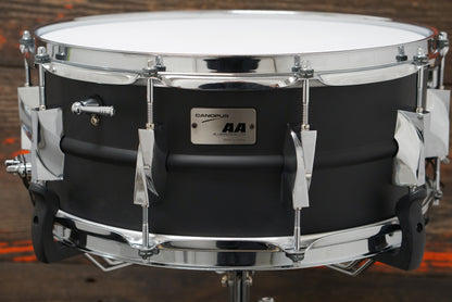 Canopus 6x14" Aluminum Alloy Snare Drum - Jet Black
