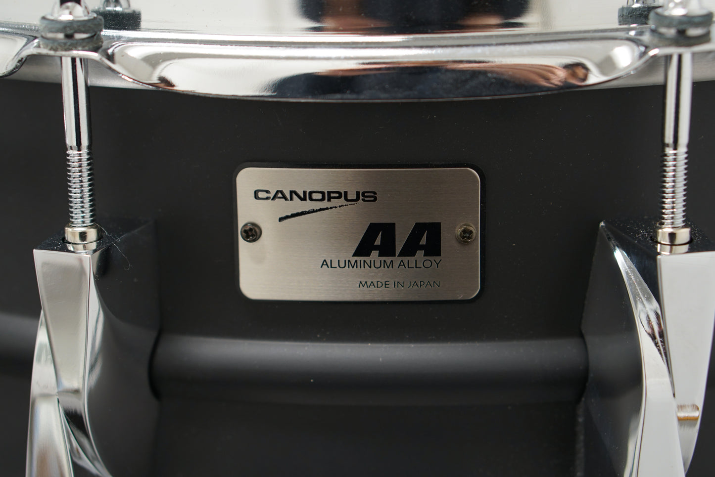 Canopus 6x14" Aluminum Alloy Snare Drum - Jet Black