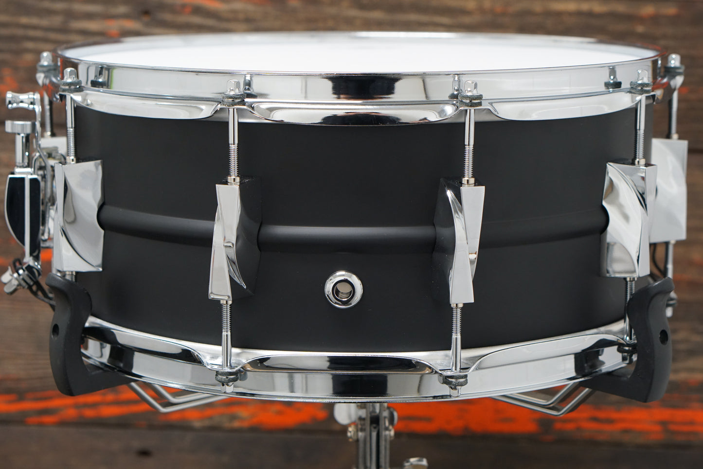 Canopus 6x14" Aluminum Alloy Snare Drum - Jet Black