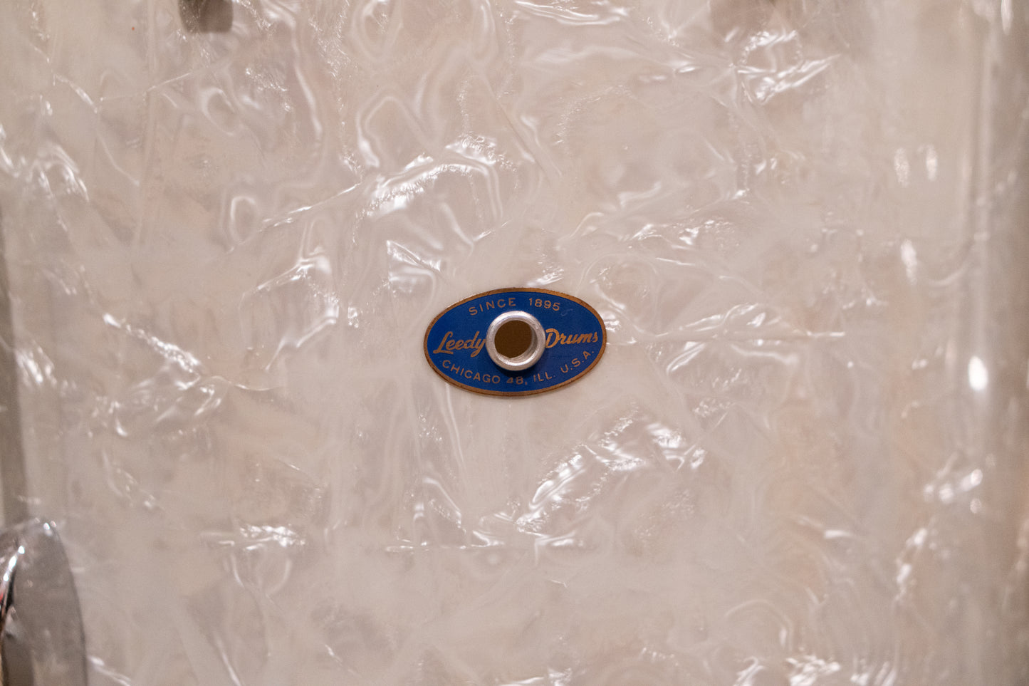 Leedy 12/14/20" Drum Set - 1960s White Marine Pearl