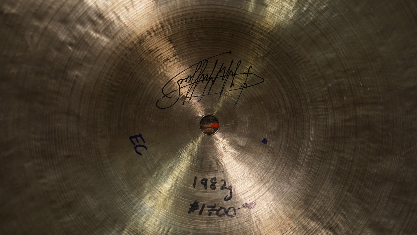 Zildjian 20" K. Istanbul 1970s Ride Cymbal - 1982g