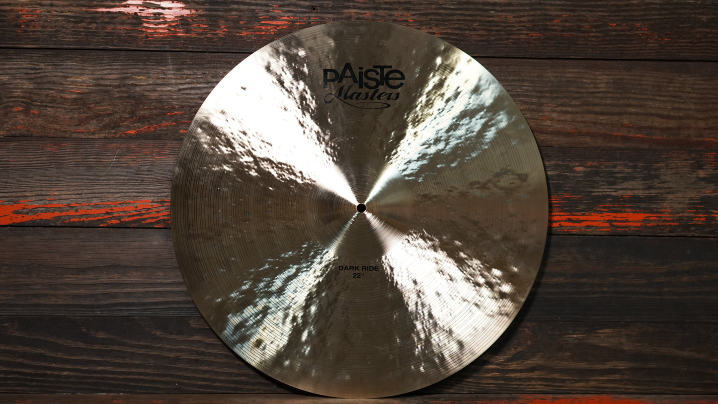 Paiste 22" Masters Dark Ride Cymbal - 2646g