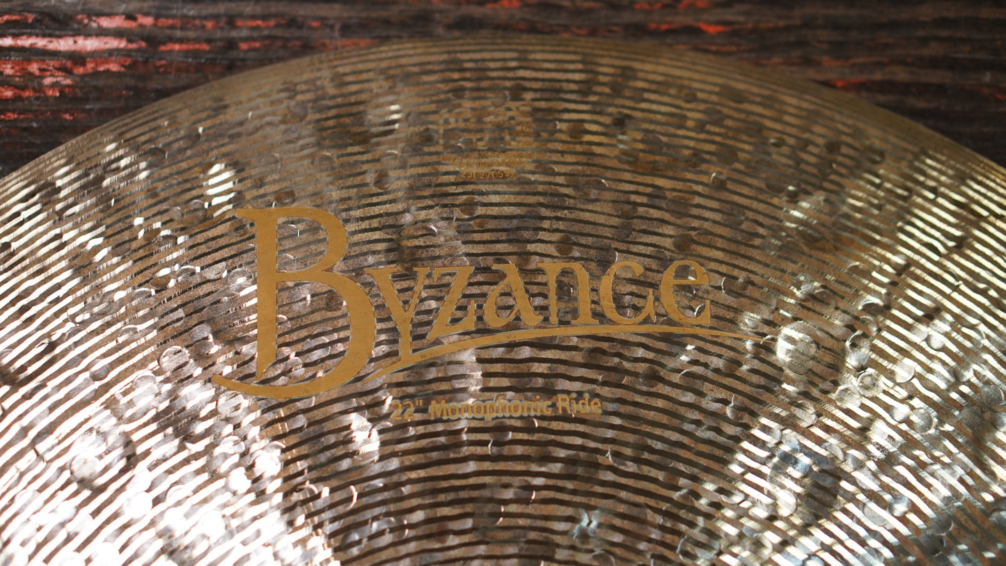 Meinl 22" Byzance Monophonic Ride Cymbal - 2380g