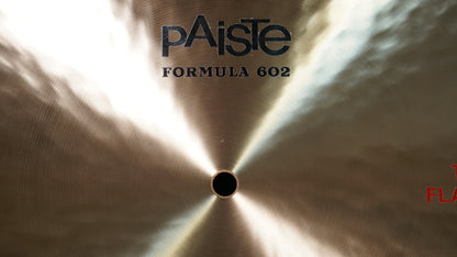 Paiste 18" Formula 602 Thin Flatride Cymbal - 1452g