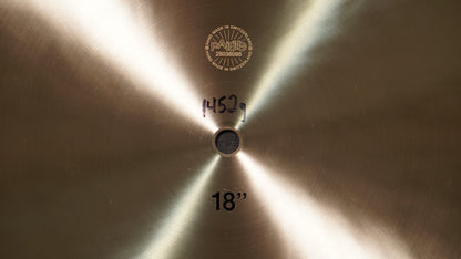 Paiste 18" Formula 602 Thin Flatride Cymbal - 1452g