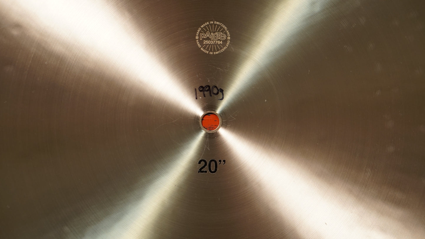 Paiste 20" Formula 602 Thin Flatride Cymbal - 1990g