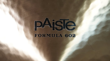 Paiste 18" Formula 602 Thin Flatride Cymbal - 1436g