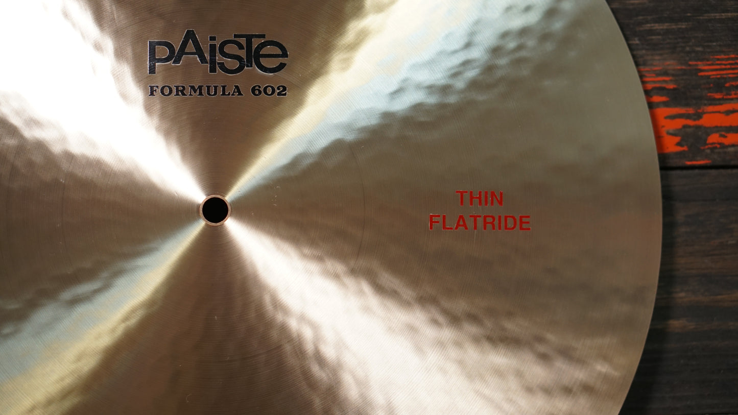 Paiste 18" Formula 602 Thin Flatride Cymbal - 1436g