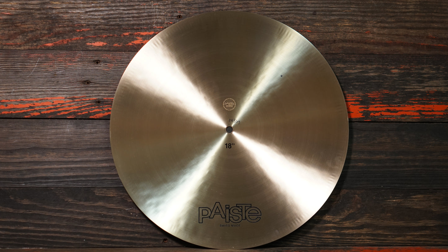 Paiste 18" Formula 602 Thin Flatride Cymbal - 1436g