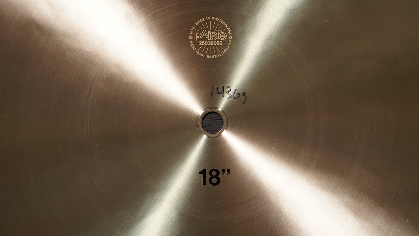 Paiste 18" Formula 602 Thin Flatride Cymbal - 1436g