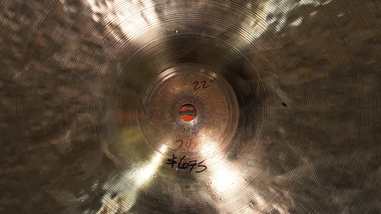 Funch 22" Ride Cymbal - 2422g