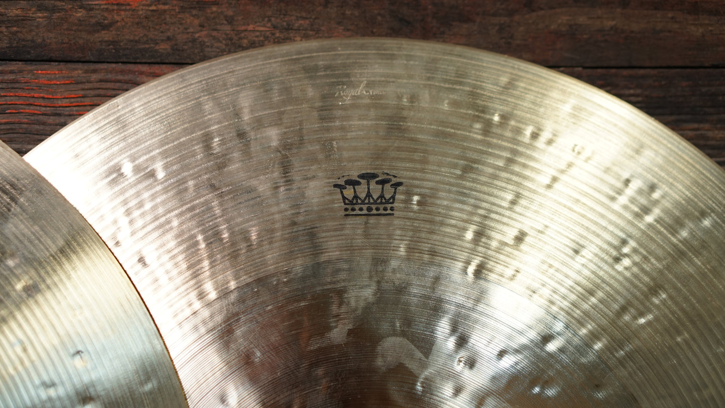 Royal Cymbals 15" Cymbal Craftsman Dual Finish Hi-Hats - 1163/1740g