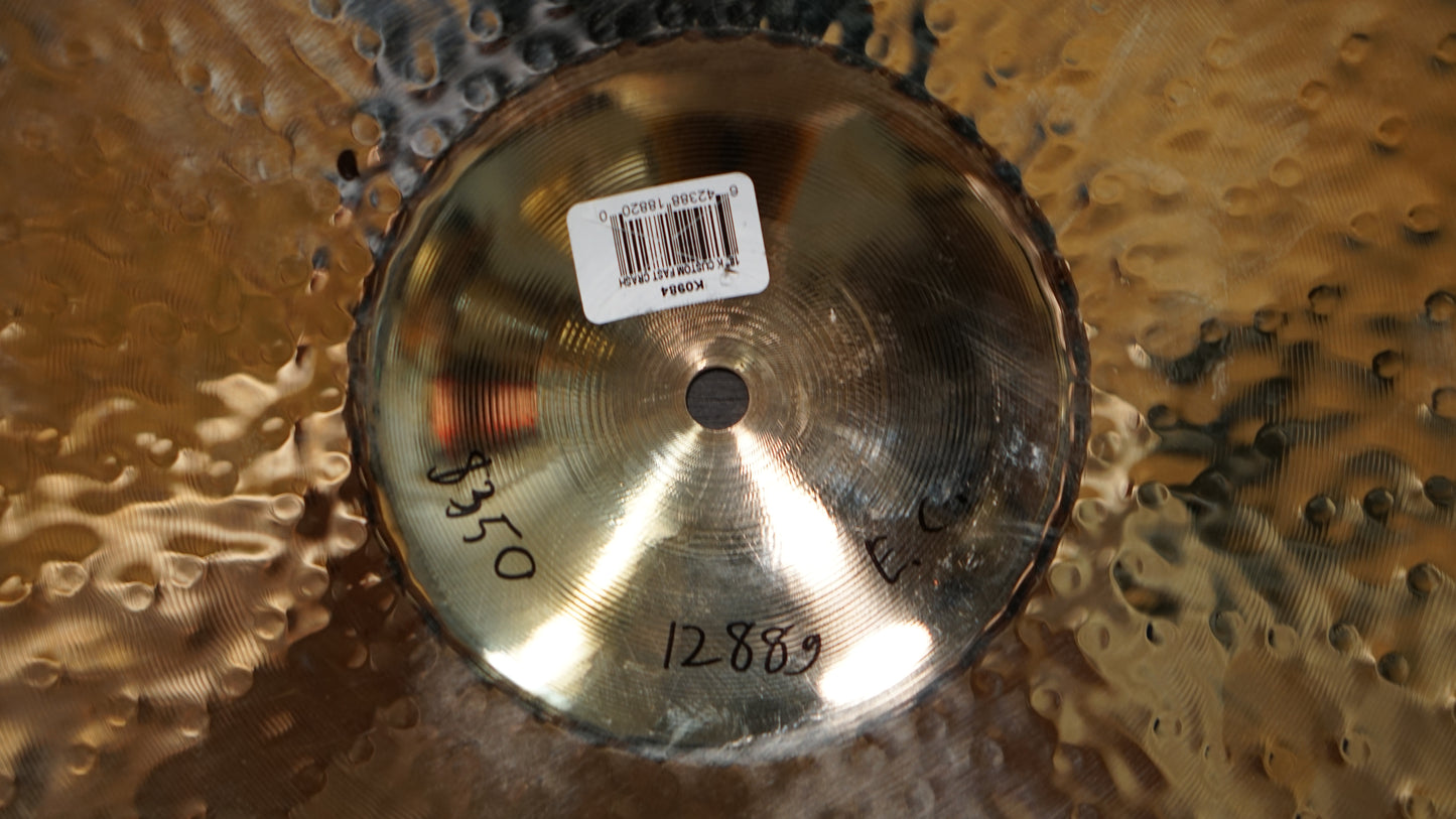 Zildjian 18" K. Custom Fast Crash Cymbal - 1288g