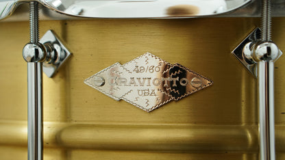 Craviotto 6.5x14" AK Masters Metal Brass Snare Drum - #49/60