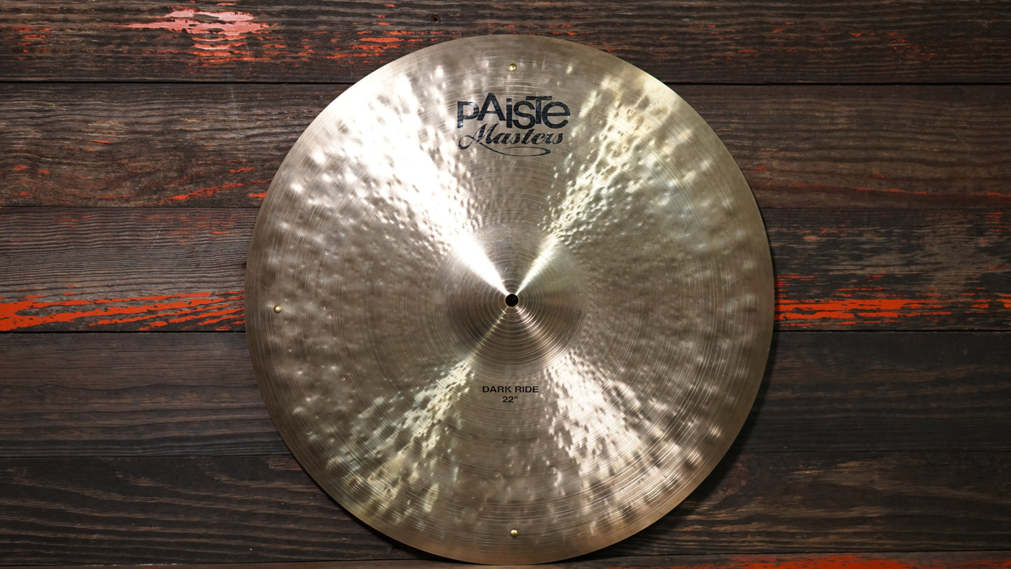 Paiste 22" Masters Dark Ride Cymbal - 2520g