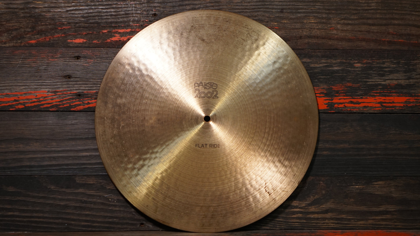 Paiste 18" 2002 1970s Flat Ride Cymbal - 1584g
