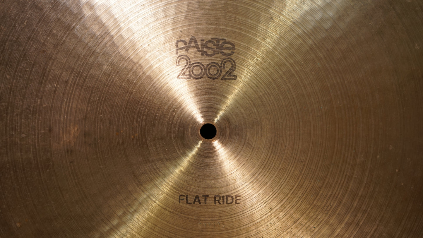 Paiste 18" 2002 1970s Flat Ride Cymbal - 1584g