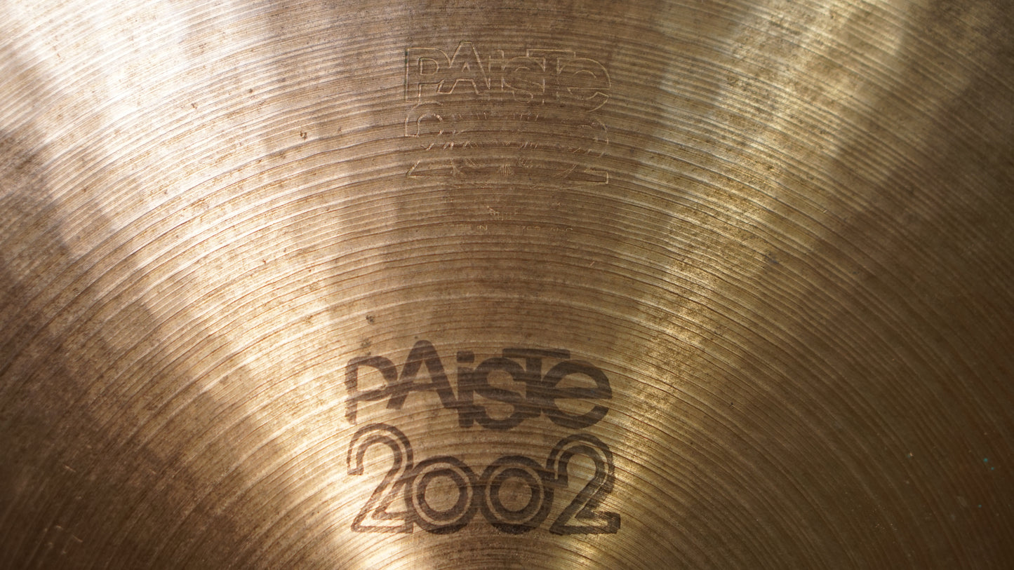 Paiste 18" 2002 1970s Flat Ride Cymbal - 1584g