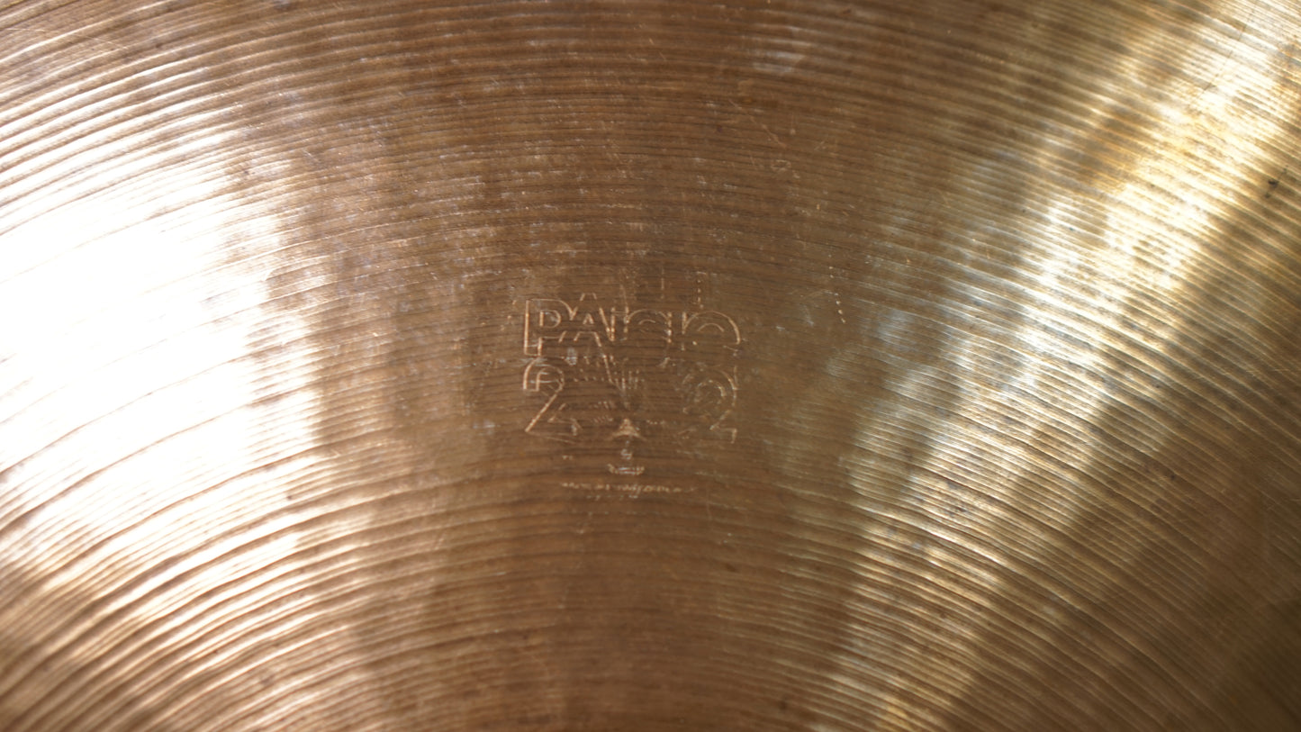 Paiste 22" 2002 Series 1970s Ride Cymbal - 2952g