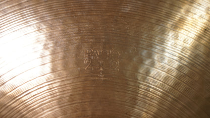 Paiste 22" 2002 Series 1970s Ride Cymbal - 2952g