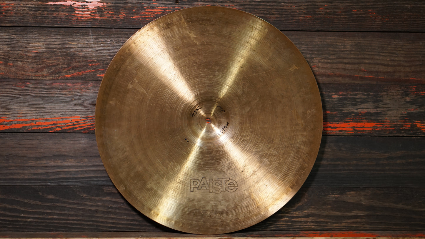 Paiste 22" 2002 Series 1970s Ride Cymbal - 2952g