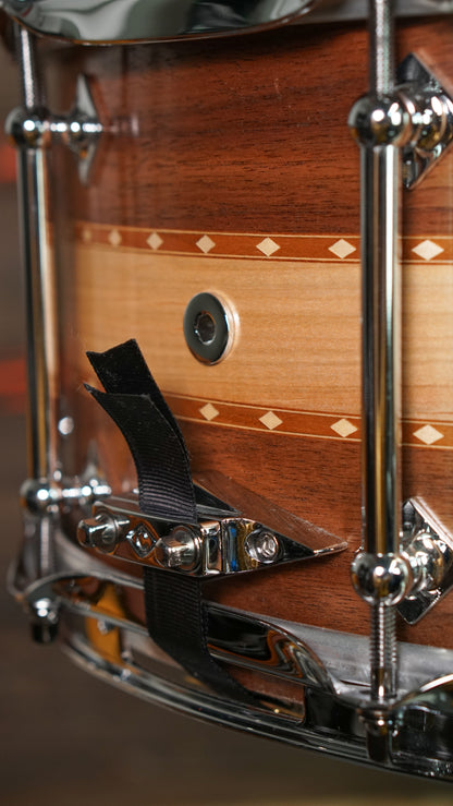 Craviotto 6.5x14" Private Reserve Walnut/Maple/Walnut Snare Drum