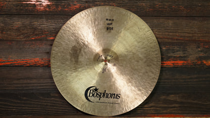 Bosphorus 22" Traditional Light Ride Cymbal - 2560g