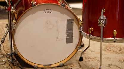 Canopus 12/14/18/5.5x14" NV60-M1 Neo-Vintage Drum Set - Red Sparkle