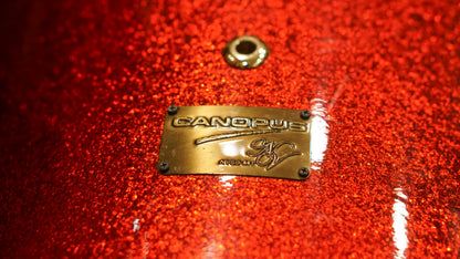 Canopus 12/14/18/5.5x14" NV60-M1 Neo-Vintage Drum Set - Red Sparkle