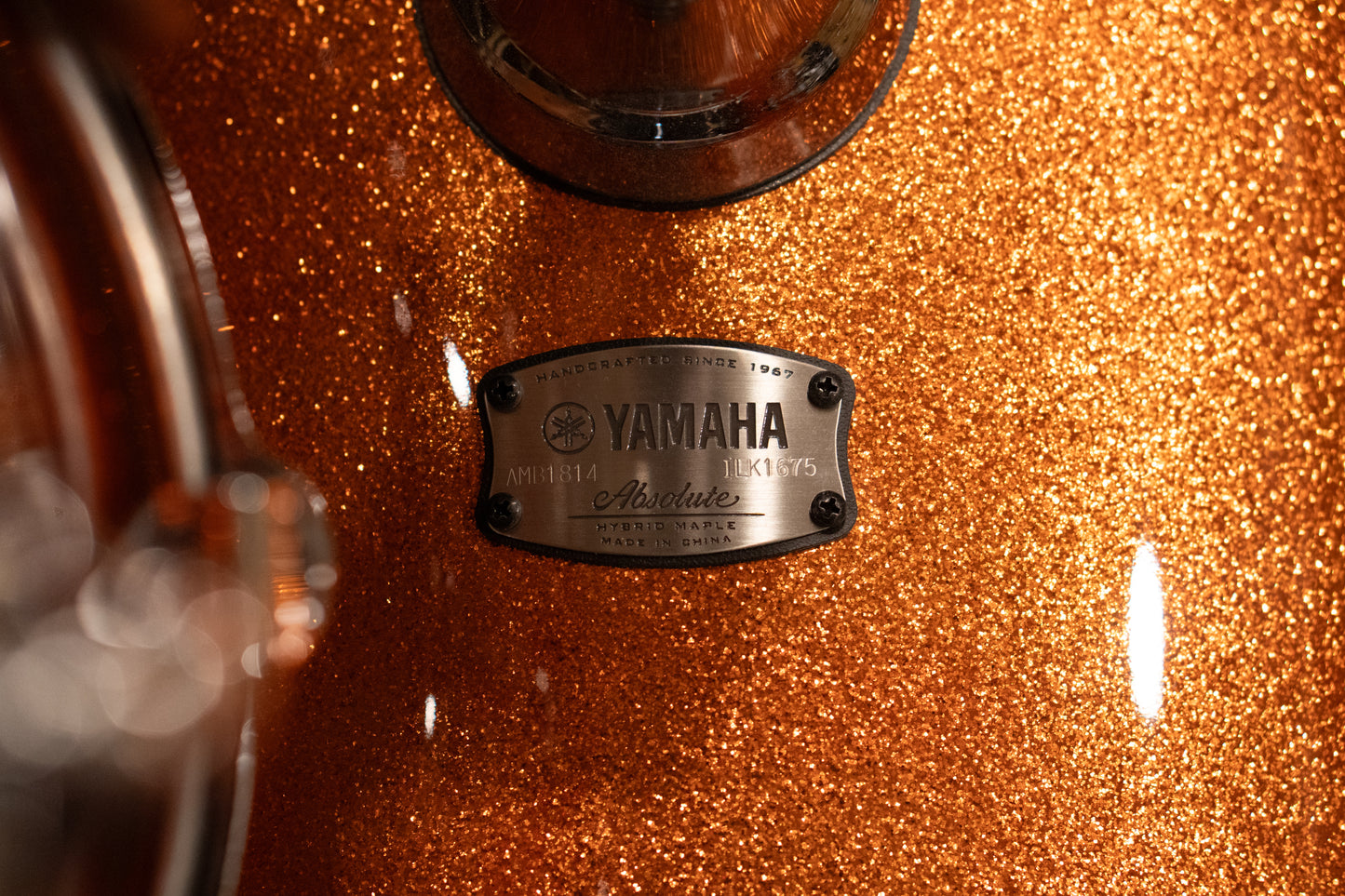 Yamaha 12/14/18" Absolute Hybrid Maple Bop Kit - Orange Sparkle
