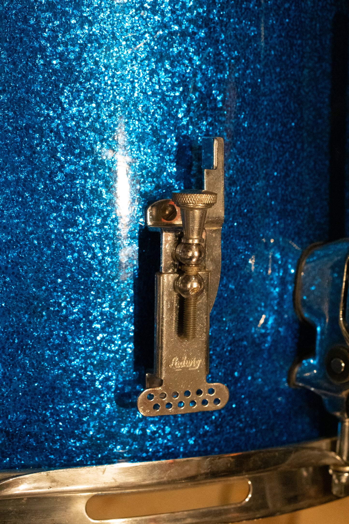 Ludwig 12/15/18" Mixed Era Drum Set - 1960s Blue Sparkle