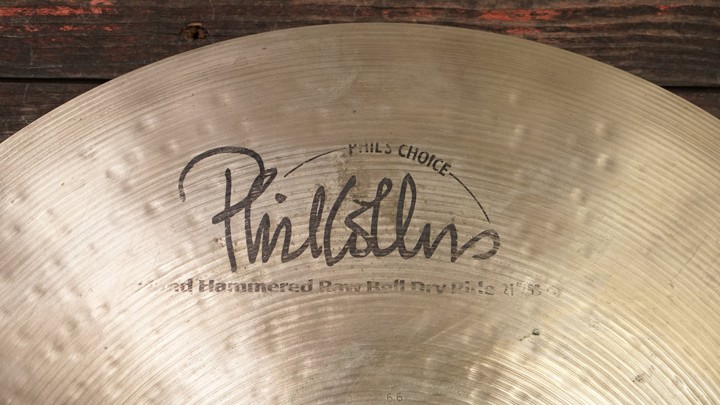 Sabian 21" Phil Collins "Phil's Choice" HH Raw Bell Dry Ride Cymbal - 3292g