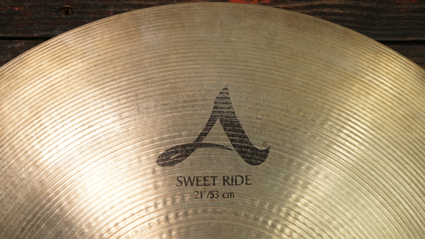 Zildjian 21" A. Sweet Ride Cymbal - 2449g