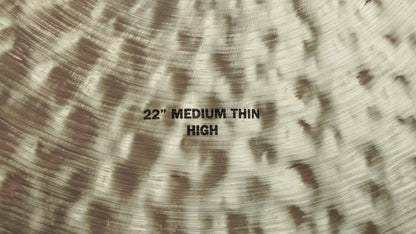 Zildjian 22" K. Constantinople Medium Thin High Ride Cymbal - 2333g