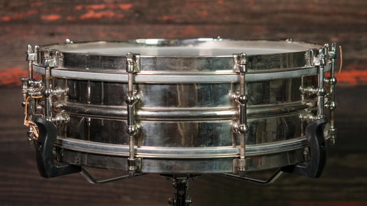 Ludwig 4x14" Dance Snare Drum - 1920s Re-Plated Nickel-Over-Brass