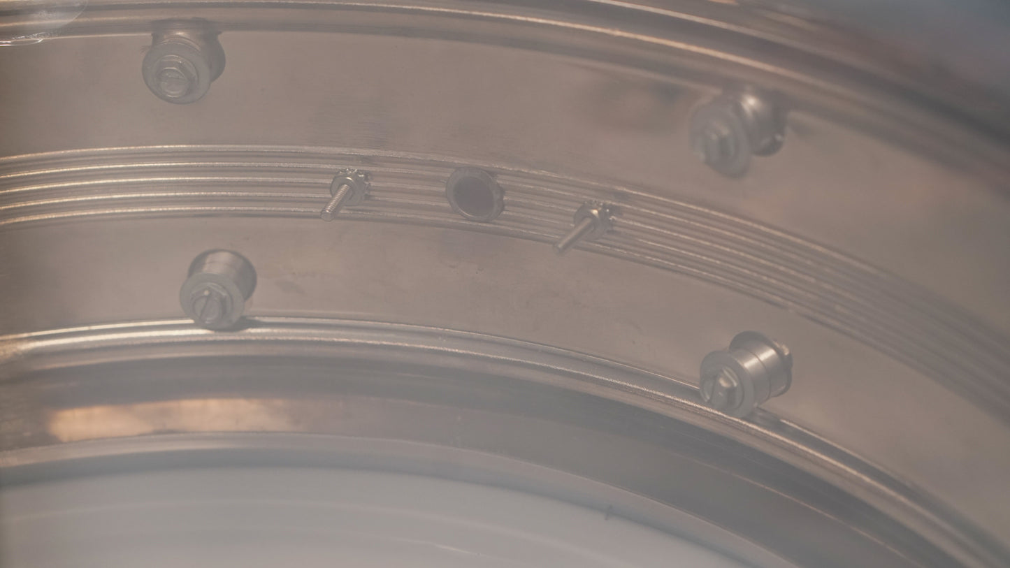Rogers 5x14" Dynasonic Chrome-Over-Brass Snare Drum - 1960s (5-Line)