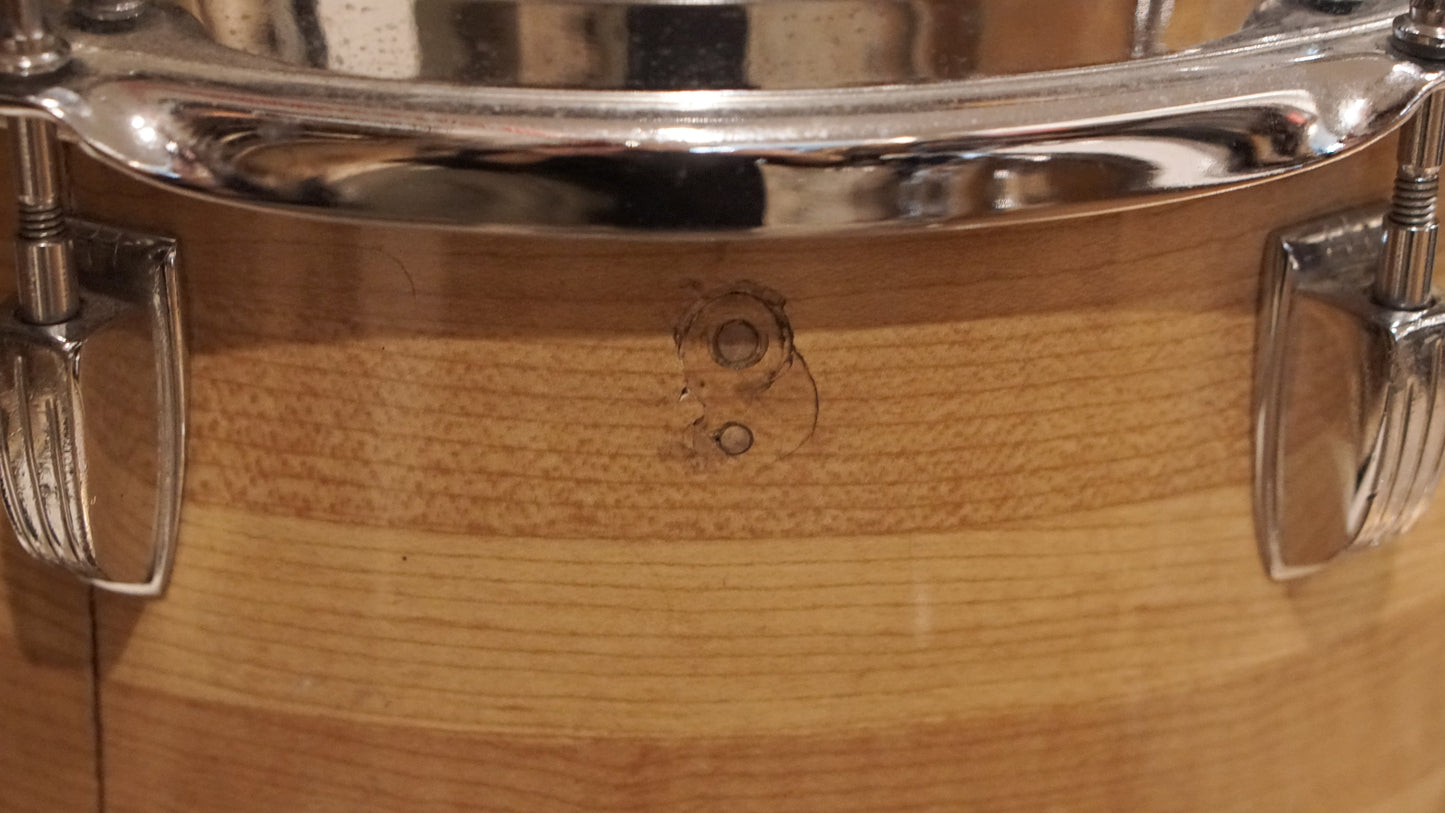 Ludwig 12/13/14/16/18" Drum Set - 1970s Jazzette Butcher Block