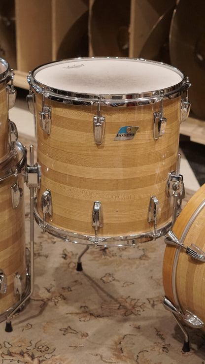 Ludwig 12/13/14/16/18" Drum Set - 1970s Jazzette Butcher Block