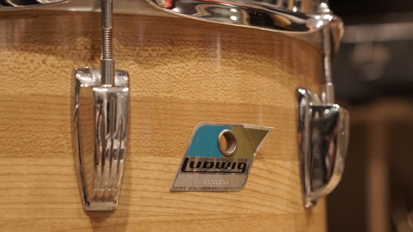 Ludwig 12/13/14/16/18" Drum Set - 1970s Jazzette Butcher Block