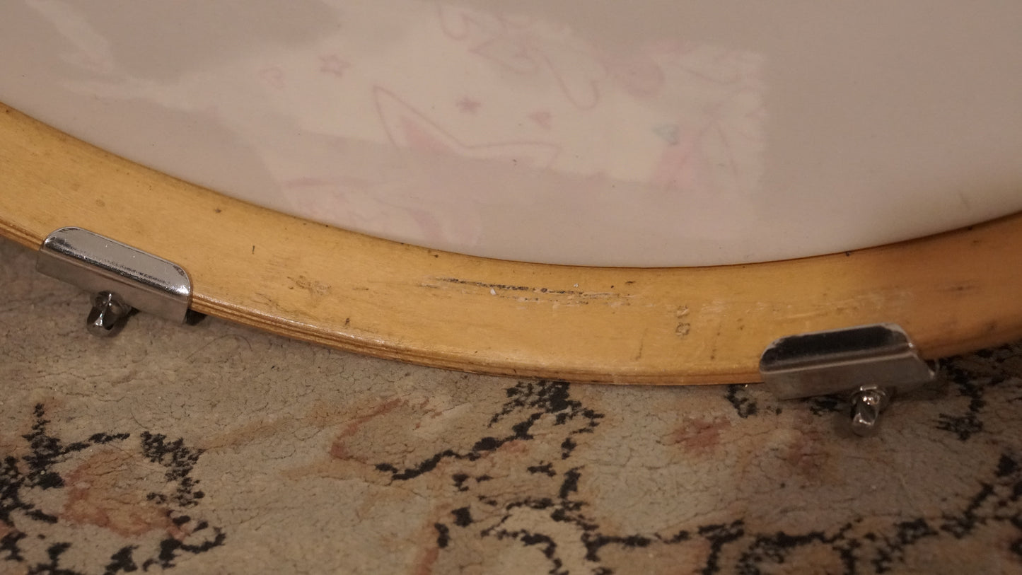 Ludwig 12/13/14/16/18" Drum Set - 1970s Jazzette Butcher Block