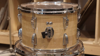 Ludwig 12/13/14/16/18" Drum Set - 1970s Jazzette Butcher Block
