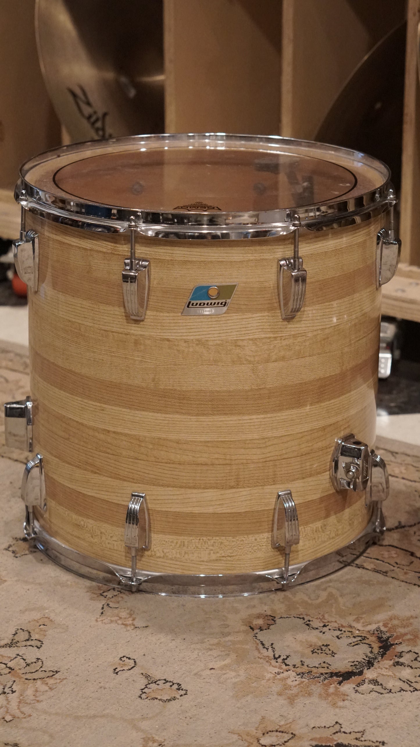 Ludwig 12/13/14/16/18" Drum Set - 1970s Jazzette Butcher Block