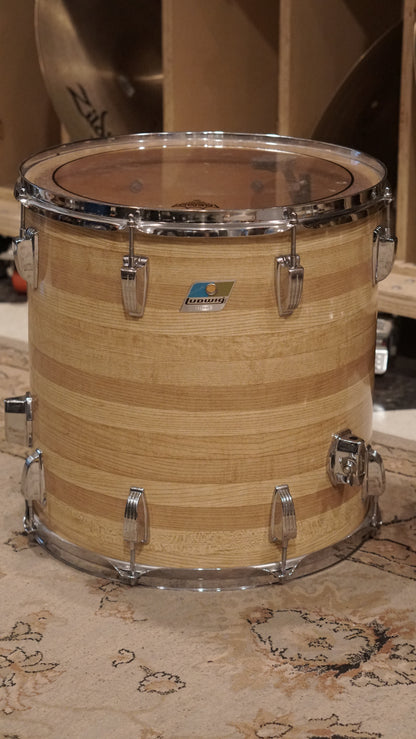Ludwig 12/13/14/16/18" Drum Set - 1970s Jazzette Butcher Block