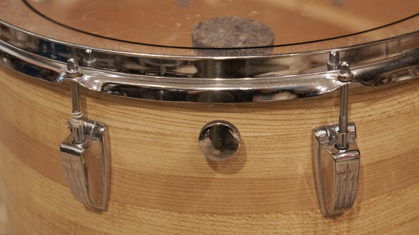 Ludwig 12/13/14/16/18" Drum Set - 1970s Jazzette Butcher Block